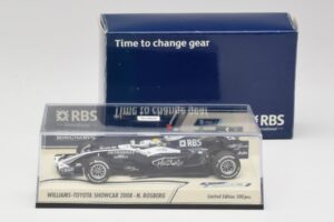 Williams FW30 N. Rosberg F1 Showcar 2008 Minichamps 1:43 403080077 Метал — снимка 2 от 4