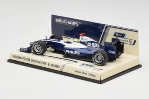 Williams FW31 N. Rosberg F1 Showcar 2009 Minichamps 1:43 400090086 Метал — снимка 3 от 4