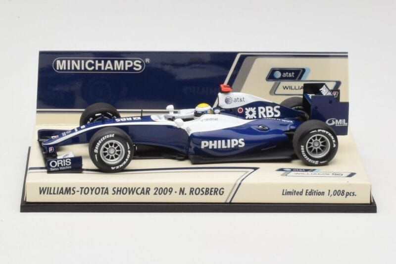 Williams FW31 N. Rosberg F1 Showcar 2009 Minichamps 1:43 400090086 Метал