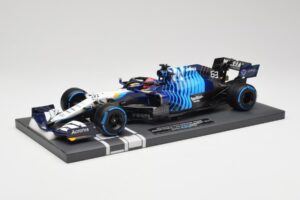 Williams FW43B Mercedes #63 G. Russell Belgian GP 2021 Minichamps 1:18 117211363 Смола — снимка 2 от 7