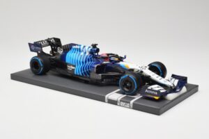 Williams FW43B Mercedes #63 G. Russell Belgian GP 2021 Minichamps 1:18 117211363 Смола — снимка 4 от 7
