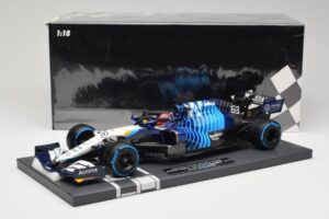 Williams FW43B Mercedes #63 G. Russell Belgian GP 2021 Minichamps 1:18 117211363 Смола — снимка 7 от 7