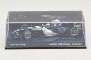 Williams FW28 Cosworth #10 N. Rosberg Williams F1 Team Showcar 2006 Minichamps 1:43 400060080 Метал — снимка 4 от 5