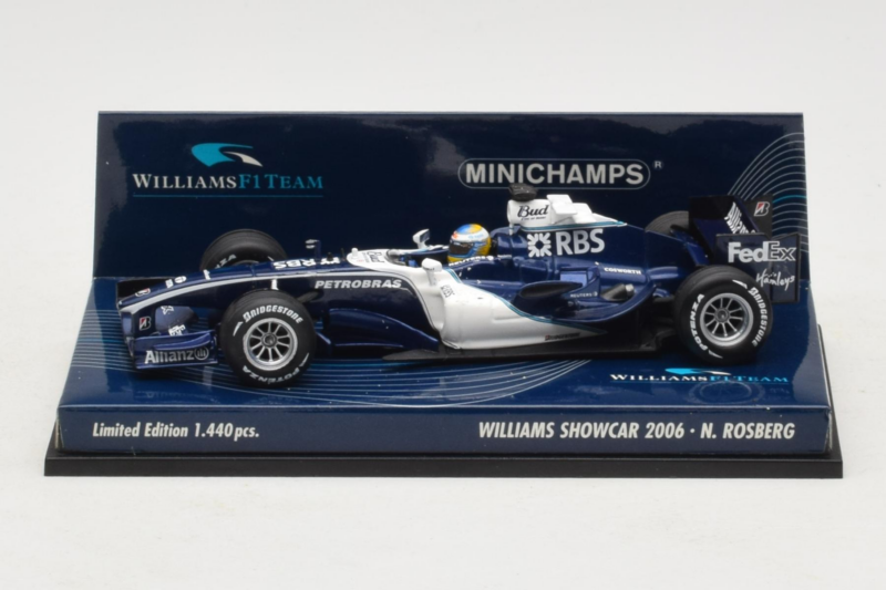 Williams FW28 Cosworth #10 N. Rosberg Williams F1 Team Showcar 2006 Minichamps 1:43 400060080 Метал