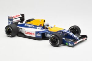 Williams Renault FW14 #6 R. Patrese F1 1991 Minichamps 1:18 100910006 Метал — снимка 6 от 8