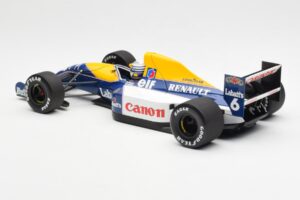 Williams Renault FW14 #6 R. Patrese F1 1991 Minichamps 1:18 100910006 Метал — снимка 7 от 8