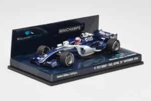 Williams FW28 Toyota K. Nakajima F1 Test Debut 2006 Minichamps 1:43 400060135 Метал — снимка 2 от 6
