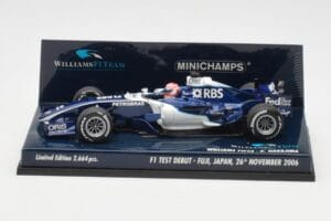 Williams FW28 Toyota K. Nakajima F1 Test Debut 2006 Minichamps 1:43 400060135 Метал — снимка 3 от 6
