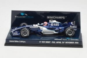 Williams FW28 Toyota K. Nakajima F1 Test Debut 2006 Minichamps 1:43 400060135 Метал