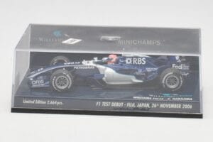 Williams FW28 Toyota K. Nakajima F1 Test Debut 2006 Minichamps 1:43 400060135 Метал — снимка 6 от 6