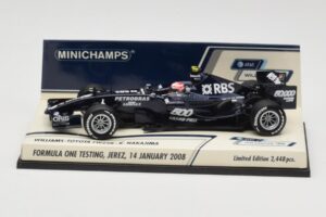 Williams Toyota FW29B K. Nakajima Jerez Test 14 Януари 2008 Minichamps 1:43 400080108 Метал