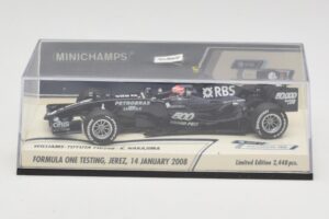 Williams Toyota FW29B K. Nakajima Jerez Test 14 Януари 2008 Minichamps 1:43 400080108 Метал — снимка 5 от 5