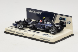 Williams FW30 Toyota #8 K. Nakajima Test Jerez Feb 2008 Minichamps 1:43 400080208 Метал — снимка 3 от 5