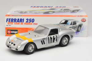 Ferrari 250 GTO #172 Tour de France 1964 Bburago 1:18 7011 Метал — снимка 8 от 8