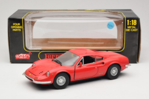 Ferrari Dino 246 GT Червен Anson 1:18 303597 Метал — снимка 8 от 8