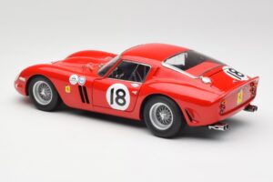 Ferrari 250 GTO #18 P. Rodriguez Daytona Continental 3 Hours Winner 1963 Kyosho 1:18 08438F Метал — снимка 7 от 8