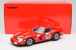 Ferrari 250 GTO #18 P. Rodriguez Daytona Continental 3 Hours Winner 1963 Kyosho 1:18 08438F Метал — снимка 8 от 8