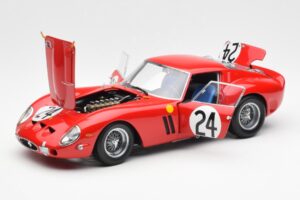 Ferrari 250 GTO #24 J. Blaton / G. Langlois 2nd 24 Hours of Le Mans 1963 Kyosho 1:18 08432C Метал — снимка 2 от 8