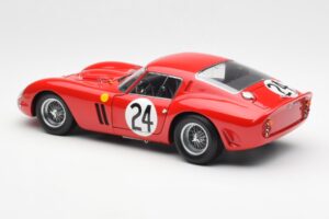 Ferrari 250 GTO #24 J. Blaton / G. Langlois 2nd 24 Hours of Le Mans 1963 Kyosho 1:18 08432C Метал — снимка 7 от 8