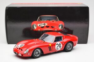 Ferrari 250 GTO #24 J. Blaton / G. Langlois 2nd 24 Hours of Le Mans 1963 Kyosho 1:18 08432C Метал — снимка 8 от 8