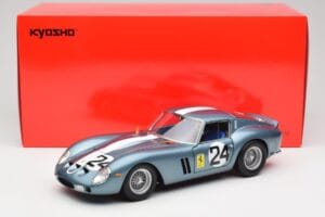 Ferrari 250 GTO #24 P. Rodriguez 12 Hours of Sebring GT3.0 Winner 1962 Kyosho 1:18 08438D Метал — снимка 8 от 8