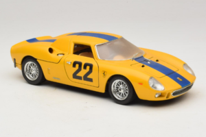 Ferrari 250 LM #22 Жълт 1965 Bburago 1:18 3333-Y1 Метал — снимка 6 от 8