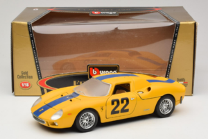 Ferrari 250 LM #22 Жълт 1965 Bburago 1:18 3333-Y1 Метал — снимка 8 от 8