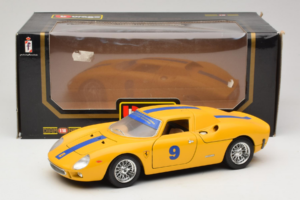 Ferrari 250 LM #9 Жълт 1965 Bburago 1:18 3033-Y1 Метал — снимка 8 от 8