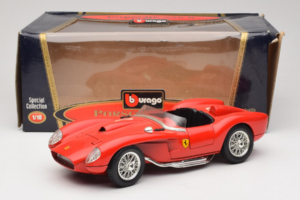 Ferrari 250 Testa Rossa #14 Червен Replacement Box 1957 Bburago 1:18 3007-R1 Метал — снимка 8 от 8
