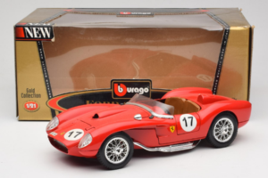 Ferrari 250 Testa Rossa #17 Червен 1957 Bburago 1:18 3007-R4 Метал — снимка 8 от 8
