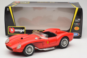 Ferrari 250 Testa Rossa Червен Replacement Box Bburago 1:18 3007-R2 Метал — снимка 8 от 8