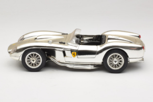 Ferrari 250 Testa Rossa Chrome Сребрист Bburago 1:18 3007-C1 Метал — снимка 4 от 8