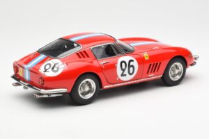 Ferrari 275 GTB Competizione #26 G. Biscaldi / A. de Bourbon Team Hugus 24 Hours of Le Mans 1966 CMC 1:18 M-199 Метал — снимка 2 от 6