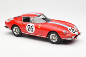 Ferrari 275 GTB Competizione #26 G. Biscaldi / A. de Bourbon Team Hugus 24 Hours of Le Mans 1966 CMC 1:18 M-199 Метал — снимка 4 от 6