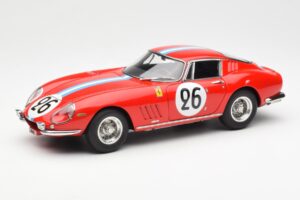 Ferrari 275 GTB Competizione #26 G. Biscaldi / A. de Bourbon Team Hugus 24 Hours of Le Mans 1966 CMC 1:18 M-199 Метал