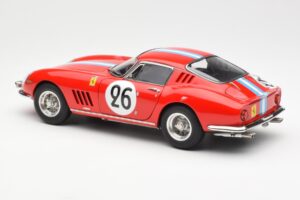 Ferrari 275 GTB Competizione #26 G. Biscaldi / A. de Bourbon Team Hugus 24 Hours of Le Mans 1966 CMC 1:18 M-199 Метал — снимка 5 от 6