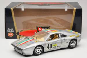 Ferrari 288 GTO #40 Сребрист 1984 Bburago 1:18 3027-S1 Метал — снимка 8 от 8