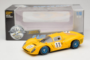 Ferrari 330 P4 #11 Жълт Spa-Francorchamps 1967 Eagles Race 1:18 38007-Y1 Метал — снимка 8 от 8
