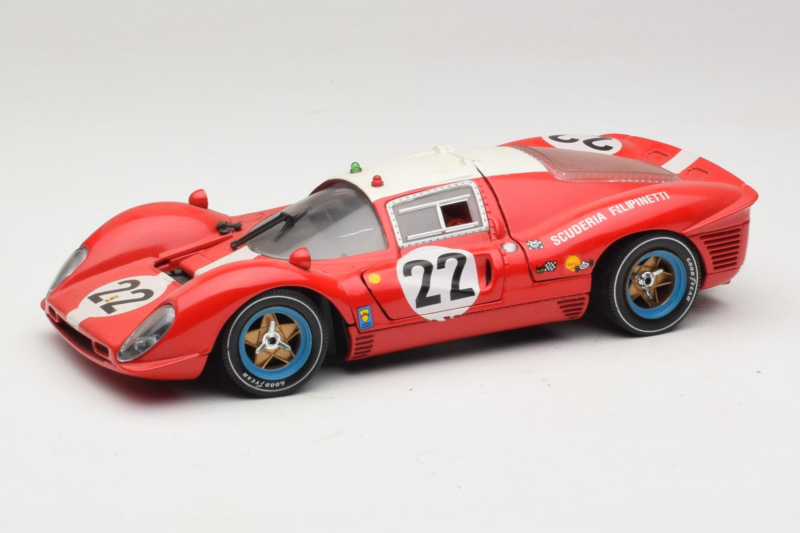 Ferrari 330 P4 #22 Scuderia Filipinetti Poor Condition 1967 Revell 1:18 48825-P1 Метал