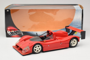 Ferrari 333 SP Червен С Бели Джанти Hot Wheels 1:18 29230 Метал — снимка 8 от 8