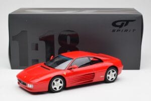Ferrari 348 GTB Червен GT Spirit 1:18 GT331 Смола — снимка 6 от 6