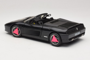 Ferrari 348 Spider Черен Mira 1:18 6181 Метал — снимка 7 от 8