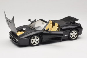 Ferrari 348 Spider Черен Със Сребърни Джанти Mira 1:18 6918 Метал — снимка 2 от 8