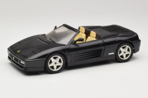 Ferrari 348 Spider Черен Със Сребърни Джанти Mira 1:18 6918 Метал