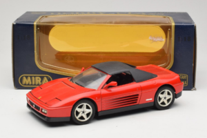 Ferrari 348 Spider Червен Mira 1:18 6180 Метал — снимка 8 от 8