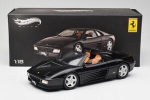 Ferrari 348 TS Черен Hot Wheels 1:18 X5481 Метал — снимка 8 от 8