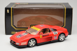 Ferrari 348 TB #32 Pirelli Червен 1989 Bburago 1:18 3039-P1 Метал — снимка 8 от 8