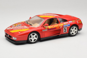 Ferrari 348 TB #5 Monroe Червен 1989 Bburago 1:18 3039-M1 Метал