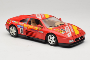Ferrari 348 TB #5 Monroe Червен 1989 Bburago 1:18 3039-M1 Метал — снимка 6 от 8