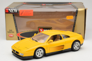 Ferrari 348 TB Жълт Replacement Box Bburago 1:18 3039-R2 Метал — снимка 8 от 8